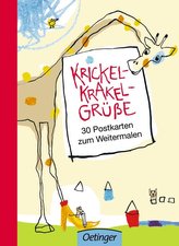 Krickel-Krakel-Grüße. 30 Postkarten zum Weitermalen