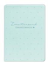 Terminplaner Lederlook A5 Mint 2021
