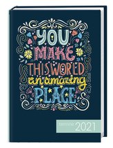 times & more Kalenderbuch 2021 Typo Tafel