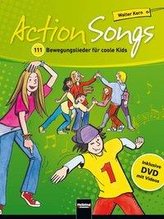 Action Songs. Paket (Liederbuch inkl. DVD + 2 Audio-CDs)