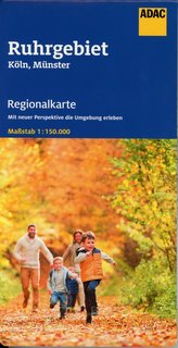 ADAC Regionalkarte Blatt 7 Ruhrgebiet, Köln, Münster 1:150 000