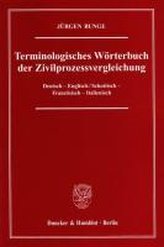 Terminologisches Wörterbuch der Zivilprozessvergleichung