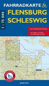 Fahrradkarte Flensburg, Schleswig 1:75.000