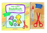 Mein erstes Bastelbuch mit Kinderschere und Klebestift (Küken) - ab 3 Jahre - Frühförderung: Feinmotorik, Kreativität und Konzen