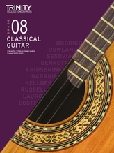  Trinity College London Classical Guitar Exam Pieces 2020-2023: Grade 8