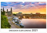 Dresden Elbflorenz 2021 Kalendarium weiß 45x30 cm
