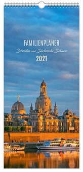 Einschreibkalender Familienplaner Dresden und Sächsische Schweiz 2021 20x45 cm