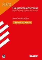 STARK Original-Prüfungen Hauptschulabschluss 2020 - Deutsch - NRW