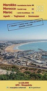 J12: Agadir - Taghazout - Imouzzer 1:120.000 GPS - Waypoints