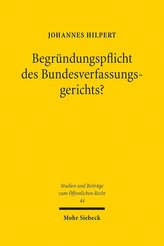 Begründungspflicht des Bundesverfassungsgerichts?
