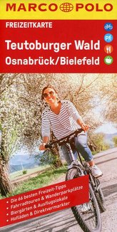 MARCO POLO Freizeitkarte Teutoburger Wald, Osnabrück, Bielefeld 1:100 000