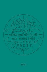 Terminplaner in Lederoptik 2021 - Alles hat seine Zeit