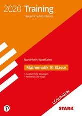 STARK Lösungen zu Training Hauptschulabschluss 2020 - Mathematik 10. Klasse - NRW