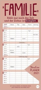 Typo Familienplaner - Kalender 2021