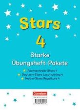 STARS - starke Übungshefte - 4. Schuljahr - 3 Übungshefte im Paket mit Lösungen