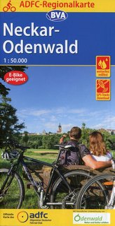 ADFC-Regionalkarte Neckar-Odenwald, 1:50.000, reiß- und wetterfest, GPS-Tracks Download