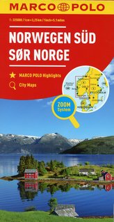 MARCO POLO Regiokarte N Norwegen Süd 1:325 000
