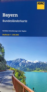 ADAC BundesländerKarte Deutschland Blatt 12 Bayern 1:300 000