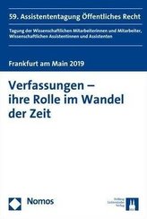 Verfassungen - ihre Rolle im Wandel der Zeit