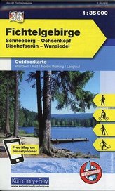 KuF Deutschland Outdoorkarte 36 Fichtelgebirge 1 : 35.000