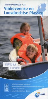 Vinkeveense en Loosdrechtse Plassen 1:10 000 Waterkaart