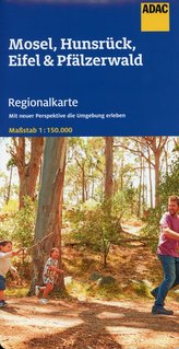 ADAC Regionalkarte Blatt 11 Mosel, Eifel, Hunsrück, Pfälzer Wald 1:150 000