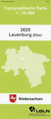 Lauenburg (Elbe) 1 : 25 000. (TK 2629/N)