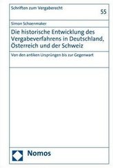 Die historische Entwicklung des Vergabeverfahrens in Deutschland, Österreich und der Schweiz