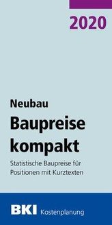 BKI Baupreise kompakt Neubau 2020