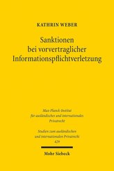 Sanktionen bei vorvertraglicher Informationspflichtverletzung
