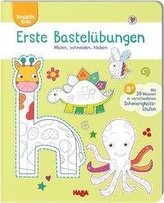 Erste Bastelübungen - Malen, schneiden, kleben