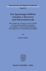 Das Spannungsverhältnis zwischen e-Discovery und Datenschutzrecht.