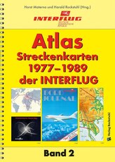 ATLAS Streckenkarten der INTERFLUG 1977-1989