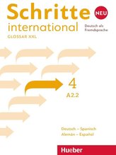 Schritte international Neu 4. Glossar XXL Deutsch-Spanisch - Alemán-Español