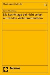Die Rechtslage bei nicht selbst nutzenden Wohnraummietern