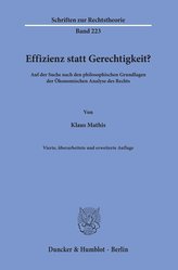 Effizienz statt Gerechtigkeit?