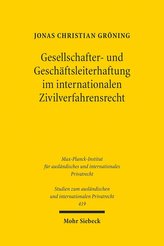 Gesellschafter- und Geschäftsleiterhaftung im internationalen Zivilverfahrensrecht