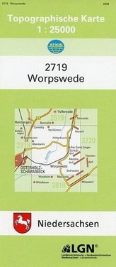 Worpswede 1 : 25 000. (TK 2719/N)