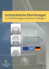 Lichttechnische Einrichtungen an Kraftfahrzeugen und deren Anhängern