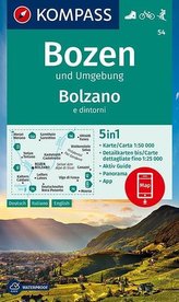 Bozen und Umgebung, Bolzano e dintorni 1:50 000