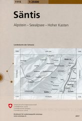 Swisstopo 1 : 25 000 Säntis