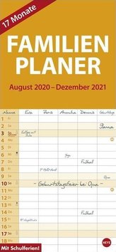 17-Monats-Familienplaner 2021