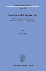 Das Verschleifungsverbot