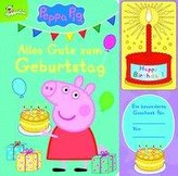 Peppa Pig - Wir feiern Geburtstag - Interaktives Geburtstags-Soundbuch mit 1 Melodie und leuchtender Kerze - Pappbilderbuch für 