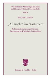 »Allmacht« im Staatsrecht.