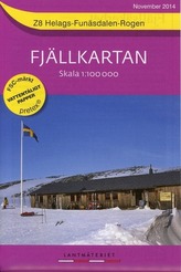 Fjällkartan 1 : 100 000 Z8 Helags - Funäsdalen - Rogen Bergwanderkarte