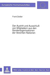 Der Austritt und Ausschluß von Mitgliedern aus den  Sonderorganisationen der Vereinten Nationen