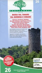 Alta Val Tanaro - Alta Valle Bormida e Cebano 1  : 25 000