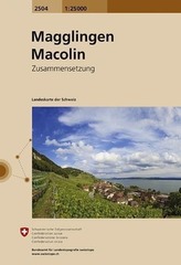 Swisstopo 1 : 25 000 Magglingen/Macolin