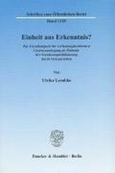 Einheit aus Erkenntnis?